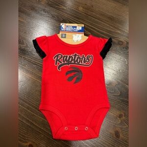 One Toronto Raptors NBA Football Onesie Sleeper